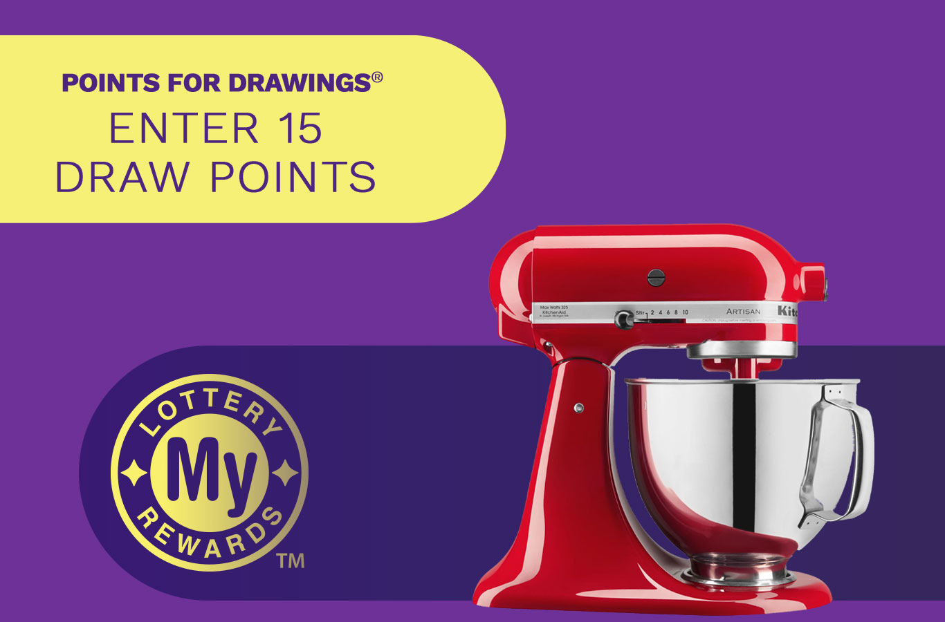 a Stand Mixer – Lottery