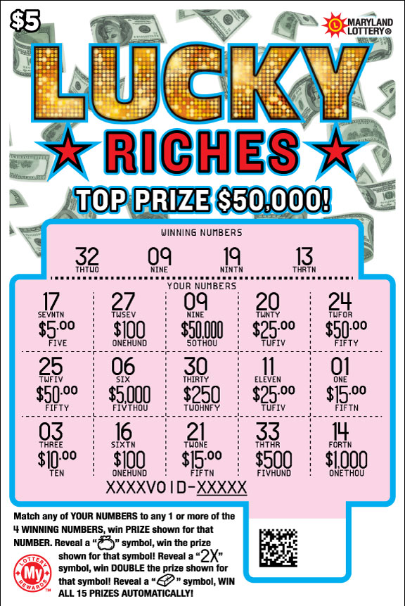 Lucky Numbers – Maryland Lottery
