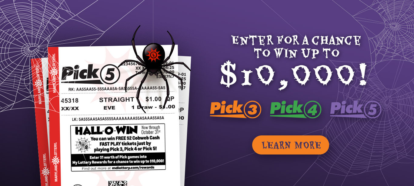 Enter Pick 3 / 4 / 5 for a chance to win up to $10,000! Learn More