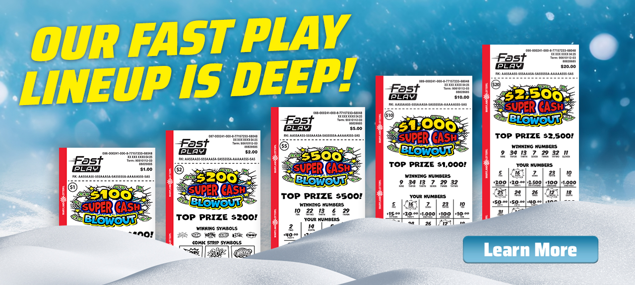 Our fast play lineup is deep! learn more