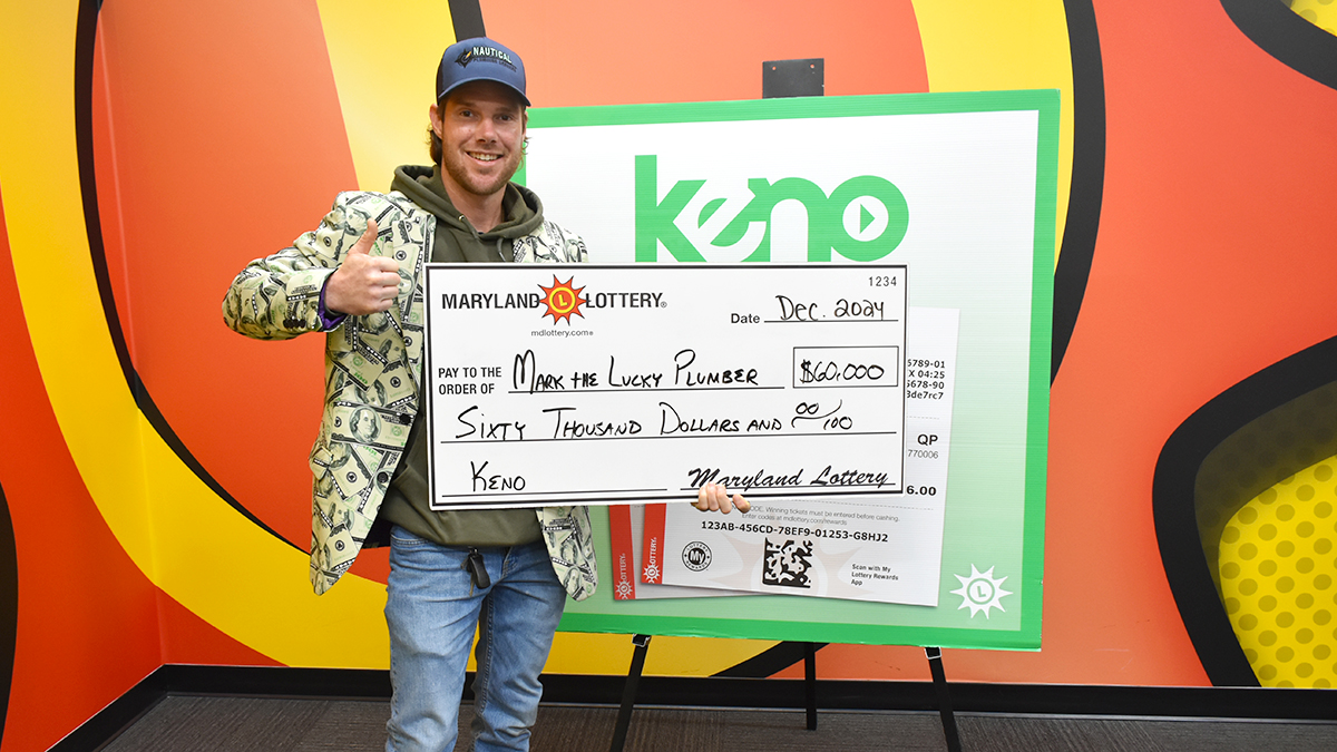 Lucky Plumber Unclogs Keno Prize Pipeline, Wins $60,000