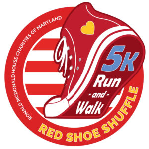 Logo for Red Shoe Shuffle event